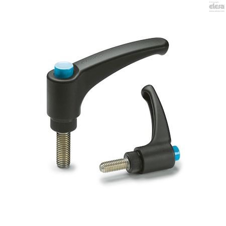 Elesa Stainless steel threaded stud, ERX.78 SST-p-M10x20-C5 ERX-SST-p